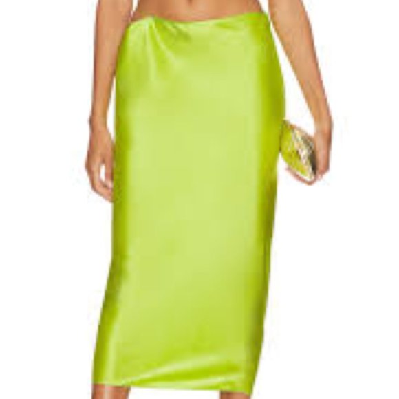 NWT: SER.O.YA PENINA SILK MIDI SKIRTSize Medium